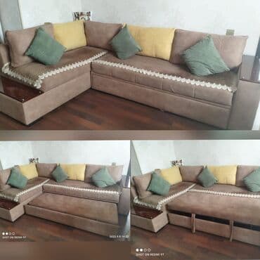 şəki mebel: Künc divan, İşlənmiş — 1