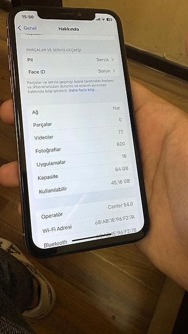 core 2 quad q9650: IPhone X, 64 GB, Gümüşü, Face ID — 3