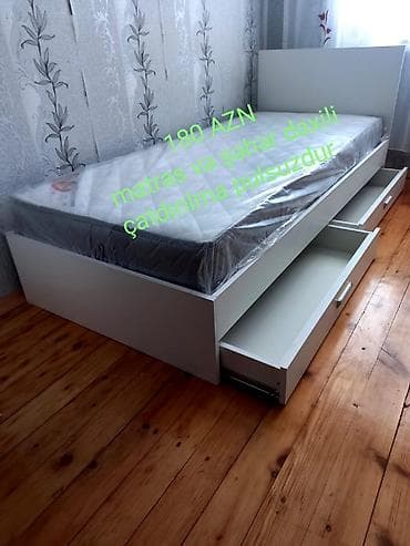 Yeni, Təknəfərlik çarpayı, Bazasız, Matras ilə, Siyirməli, Rusiya