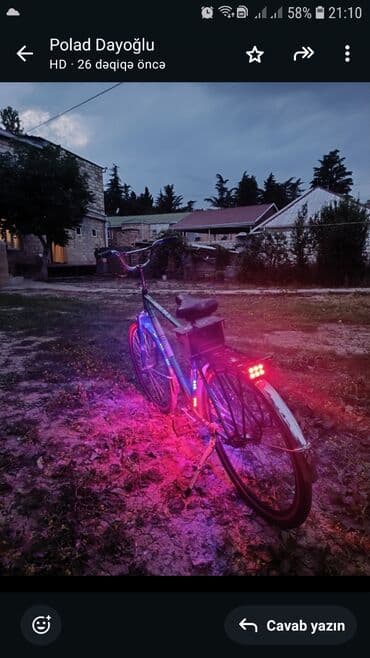 qiz ucun velosiped: İşlənmiş BMX velosipedi Stels, 28", sürətlərin sayı: 1, Ödənişli çatdırılma — 2