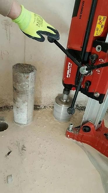 Plitə işləri: Beton kəsmə Karot deşmə işləri — 5