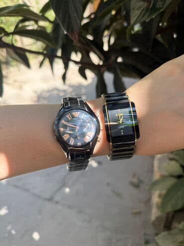 золотые комплекты с бриллиантами в баку: Ceramika Armani 85 azn 
Rado 70 azn — 4