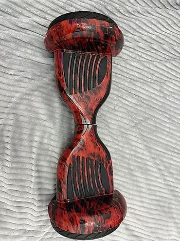 Elektrikli hoverboard – alov naxışlı, 2 təkərli, balans skuter