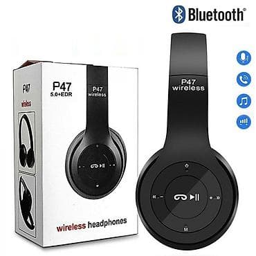 ТВ и видео: P47 Wireless Bluetooth qulaqcıq - Bluetooth 5.0 + EDR - Simsiz — 1