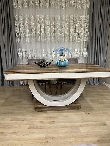 Qonaq masası, Açılmayan, Taxta, Dördbucaq masa