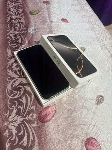 IPhone 16 Pro Max, 256 GB, Qara, Simsiz şarj, Face ID, Sənədlərlə