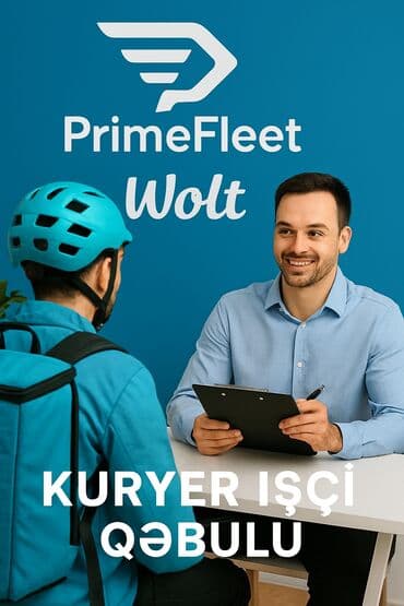 woltda işləmək: Piyada kuryer tələb olunur, İstənilən yaş, Təcrübəsiz, Gündəlik ödəniş — 1
