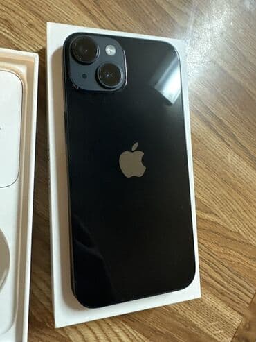 ayfon 14 ikinci əl: IPhone 14, 128 GB, Qara, Face ID — 1