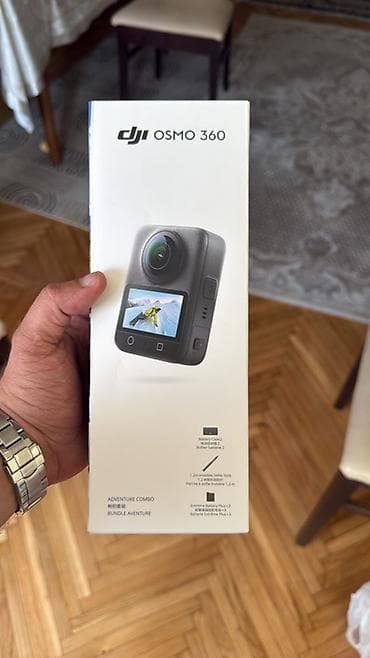 DJI Osmo 360 – Adventure Combo - 360 dərəcə çəkiliş üçün iki linzalı