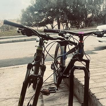 FULLBIKE dağ velosipedi - Çərçivə: yüngül alaşımdan, qara–mavi rəng — 3