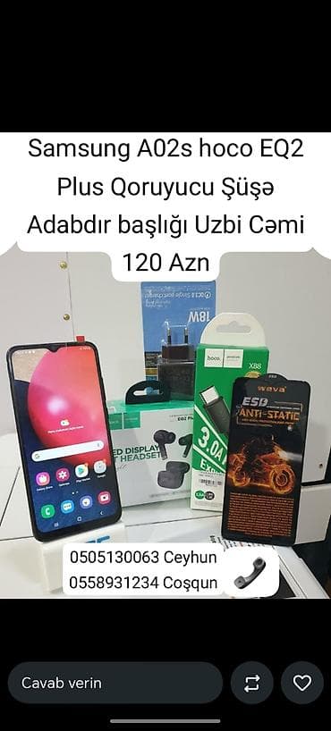 usb ventilyator: Samsung Galaxy A02 S — 1