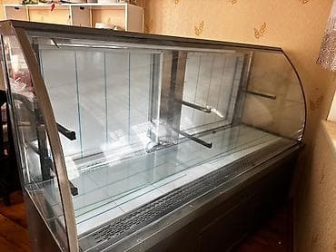 laptop soyuducu: Soyuduculu vitrin (mağaza/market üçün) - Ön paneli tam şüşə, qabarıq — 1