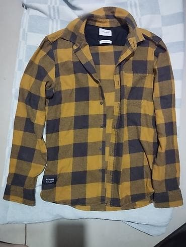 orus koynekler: Köynək, PULL&BEAR, M, rəng - Sarı — 2
