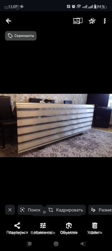 рулонные шторы баку: Zebra tipli pərdə (gündüz/gecə) – üfüqi zolaqlı model. - Rəng: açıq — 1