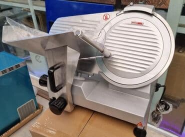 Professional sobalar: Kolbasa doğrayan aparat bıçaq ölçüsü 25 sm dilimləmə qalınlığı 0,2-15 — 4