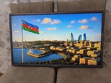 popcorn aparati: İşlənmiş Televizor LG LED ekran 32" HD (1366x768), Ödənişli çatdırılma, Ünvandan götürmə — 7