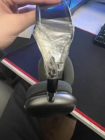 Qulaqcıqlar: Bluetooth qulaqlıq – over-ear, metalik boz Sadece bir yeri qiriqdi — 2