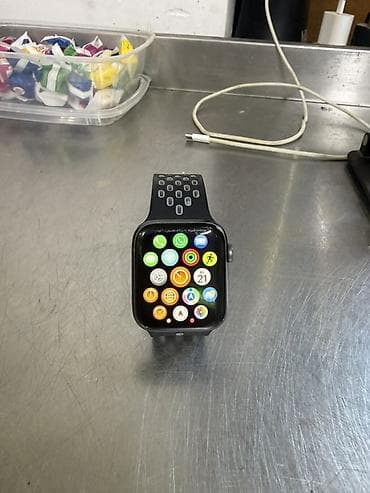 alminum kabel: Apple Watch (Series naməsi 6 qara reng 40 ml den) – qara korpus və — 5