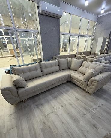 Künc divan Xüsusiyyətlər: - Ölçülər: 300 × 200 sm - Dizayn: L