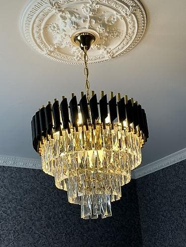 stul ortukləri: Çılçıraq, 10 və daha çox lampa, Metal — 1