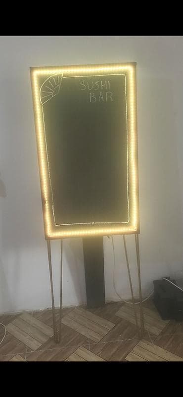 Reklam lövhələri: LED işıqlı yazı lövhəsi – tripod ayaqlı - Elektriklə işləyən — 3