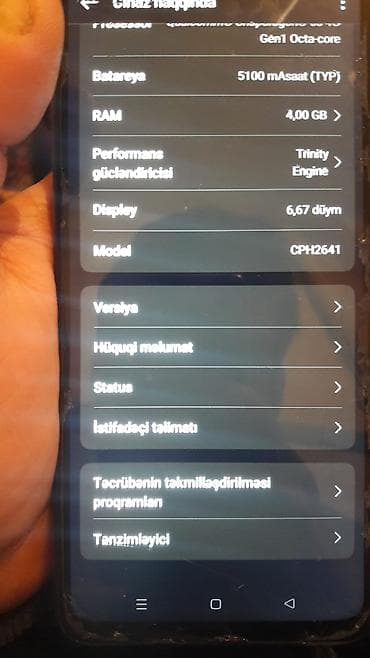 perviz bulbule madem: Oppo A3x, Sənədlərlə — 3