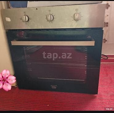 keramika sobası: Duxovka Ivea, Elektrik, rəng - Qara, Quraşdırılan — 1