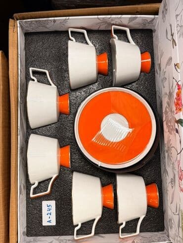 набор художника: Чайный набор, цвет - Белый, Фарфор, 6 персон — 25