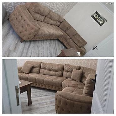 Divan və kreslo dəstləri: Künc divan satılır 500 azn.Açılır,bazası var.Ölçü:3×2 m.Unvan:Yeni — 1