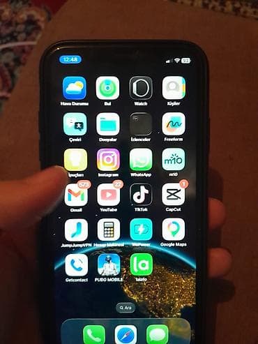 iphone 12 pro max qiyməti: IPhone 11, 64 GB, Qara, Face ID — 3