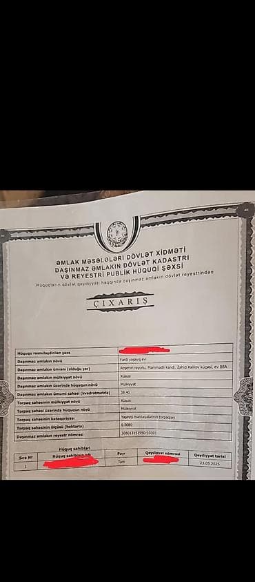 2 otaqlı, 40 kv. m, Kredit var, Yeni təmirli