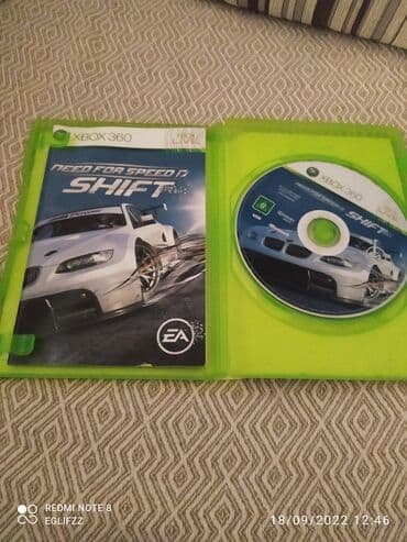 Video oyunlar üçün aksesuarlar: Xbox 360 disk Need For Speed Shift
Az işledilmiş — 2