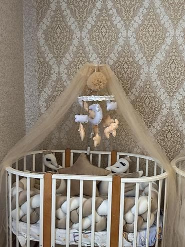 Oğlan və qız üçün, Yumru, Beşik, Dəst ilə, Matras ilə, Yellənmə mexanizm ilə