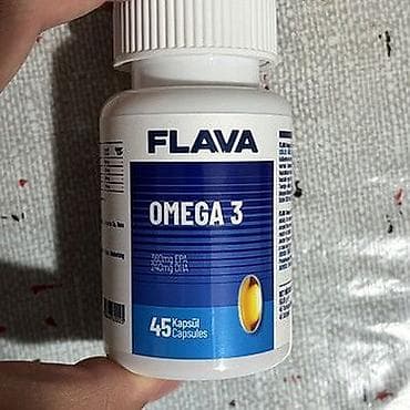Məhsul: FLAVA Omega 3 - Forması: Kapsul - Miqdar: 45 kapsul - Tərkib