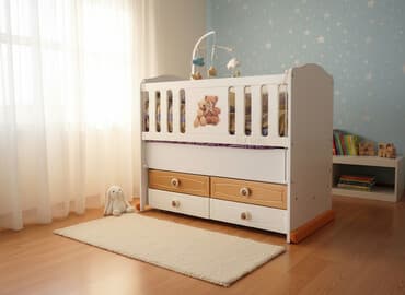 ucuz hediyyeler: Oğlan və qız üçün, İşlənmiş, Beşik, Matras ilə — 1