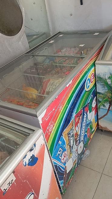 soyuducular balaca: Şaquli sürüşən qapaqlı dondurucu vitrin (şüşəli) - Tip: ticarət üçün — 1