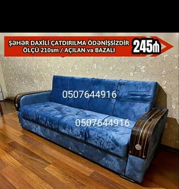 mətbəx ucun divan: Divan, Yeni, Açılan, Bazalı, Parça, Ödənişli çatdırılma — 10