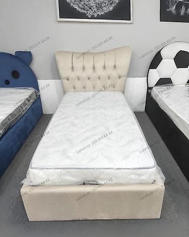 ev t: Çarpayı Eviniz üçün rahat və funksional çarpayı modeli. Yumşaq başlıq — 1