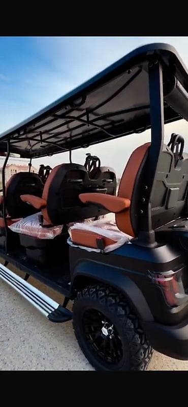 Uşaq üçün elektrik maşınları: Elektrik turist karı (uzun şassi, 6 yerlik) - Güclü elektrik ötürücü — 4