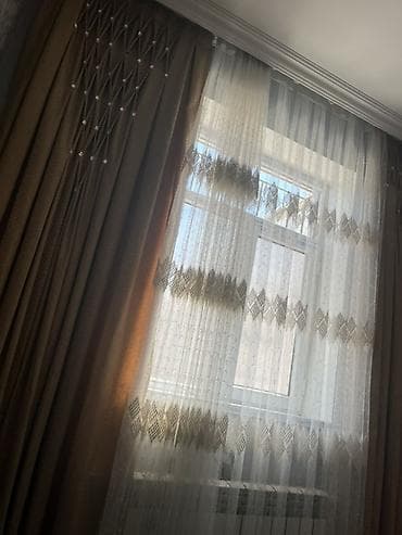 Zövqlü və eleqant pərdə dəsti. Dəstə qalın dekor pərdələr və şəffaf lalafo.az -da Zövqlü və eleqant pərdə dəsti. Dəstə qalın dekor pərdələr və şəffaf