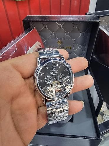 Aksesuarlar: Qol saatı, Patek Phillipe, rəng - Qara — 3