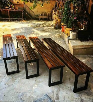 дачный набор стол и стулья: Со спинкой, С подлокотниками, Азербайджан, Без гарантии, Нет кредита — 13