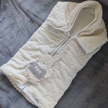 uşaqlar üçün təbii dublyonkalar: Xəstəxana çıxışı uşaq zərfi .açılanda ədyal kimi istifadə olunur — 1