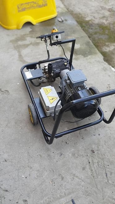 Yüksək təzyiqli yuma aparatı – elektrik mühərrikli, təkərli şassi — 6