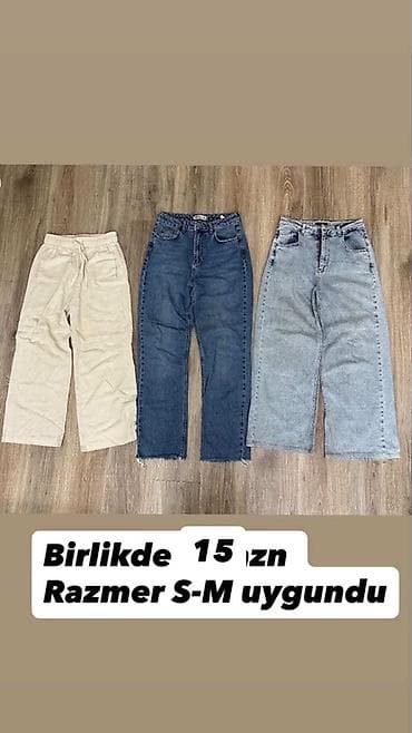 Şalvar, M, rəng - Bej