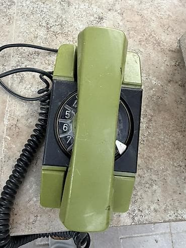 Məhsul: Retro fırlanma diski ilə masa telefonları, dekor kimi istifade — 5