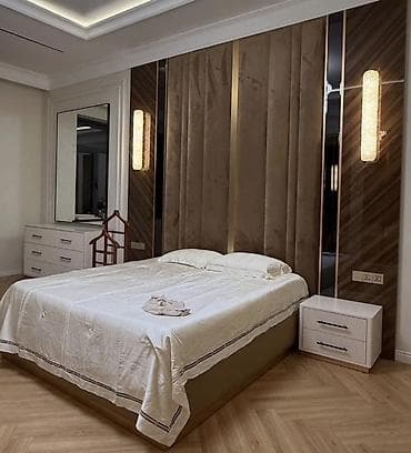 en son model metbex mebelleri: İkinəfərlik çarpayı, Dolab — 2