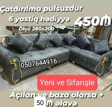 2.el çalışma masası: Künc divan, Yeni, Açılan, Bazalı, Parça, Pulsuz çatdırılma — 1