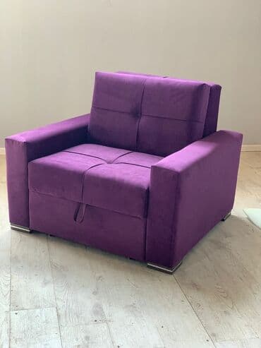 Шкафы: Кресло-кровать, Велюровая ткань — 2