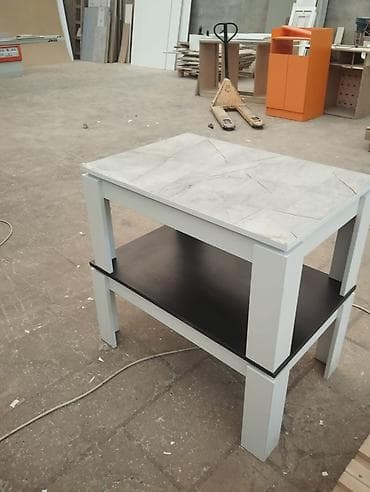 Мебель на заказ: Квадратный стол, Нераскладной, Без колесиков, Ламинат текстурный, С гарантией, Платная доставка, Бесплатная установка — 3